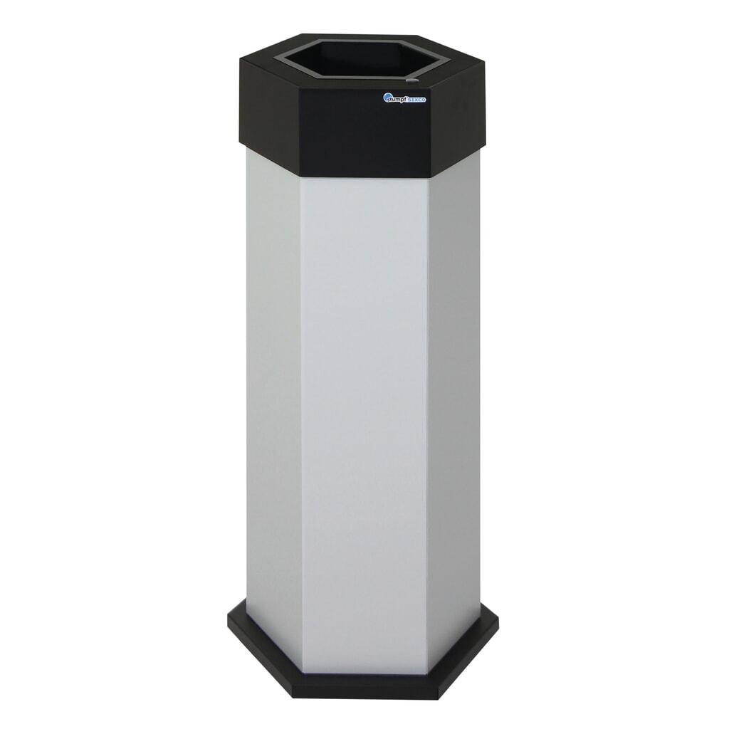 Productafbeelding nr. 1: Afvalbak stumpf® Sixco 1 smart, lichtgrijs