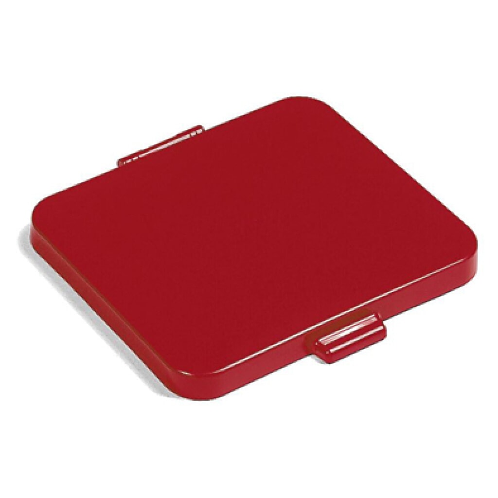 Afvalbakdeksel, 120 liter, rood Product afbeelding: Afvalbakdeksel, 120 liter, rood