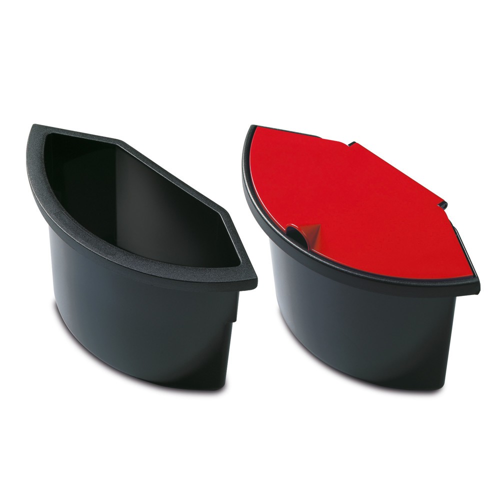 Product afbeelding: Afval-inzetstuk voor papiermand helit Office, 2 liter, zonder deksel, zwart