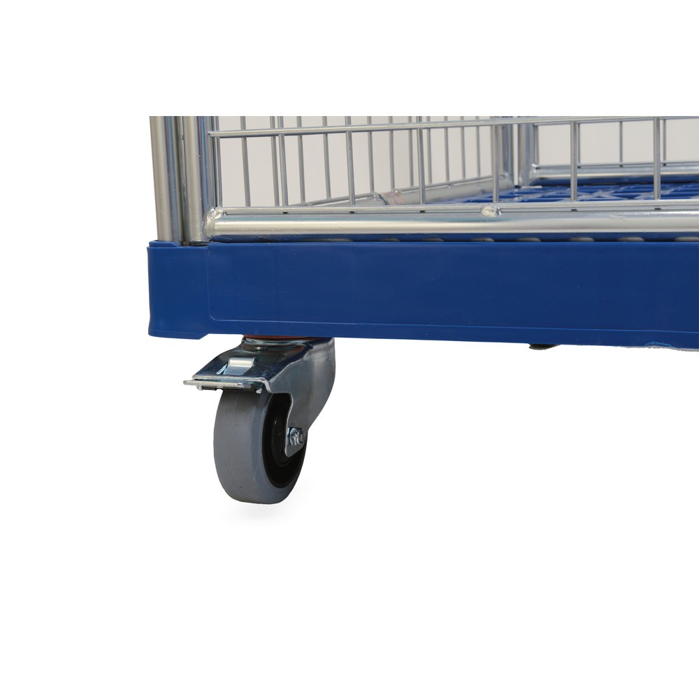 Productafbeelding nr. 3: Afvalrolcontainer, hoogte 1.200 mm, banden van polypropyleen