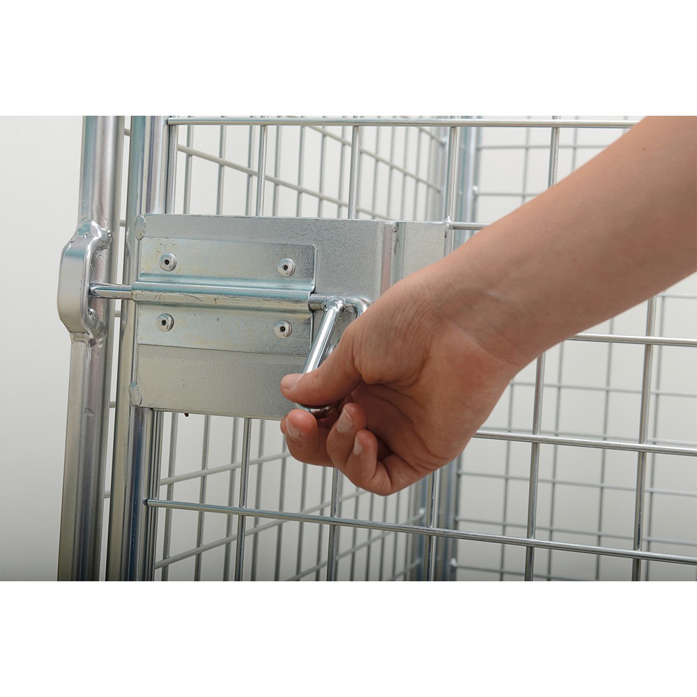 Productafbeelding nr. 4: Afvalrolcontainer, hoogte 1.200 mm, banden van polypropyleen