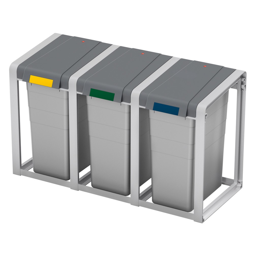 Productafbeelding nr. 2: Hailo afvalscheidingsbak ProfiLine Öko XL, 38 liter, uitbreidingsmodule, mat