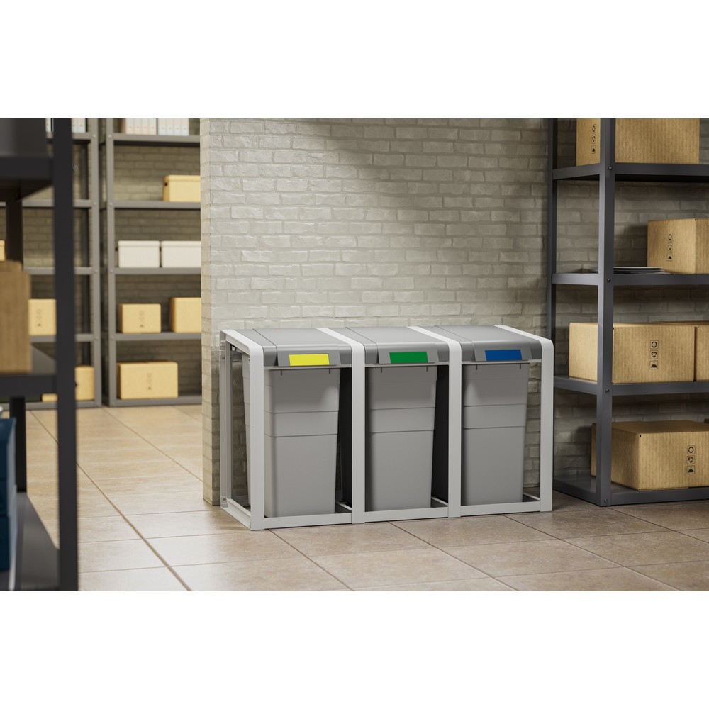 Productafbeelding nr. 4: Hailo afvalscheidingsbak ProfiLine Öko XL, 38 liter, uitbreidingsmodule, mat