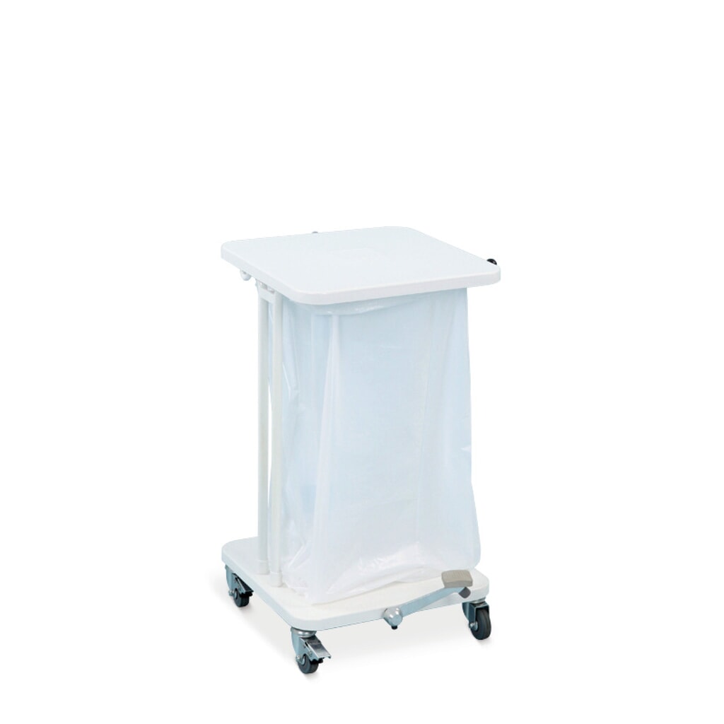Afvalzakhouder Premium 40 liter, met wielen, open Productafbeelding nr. 2: Afvalzakhouder Premium 40 liter, met wielen, open