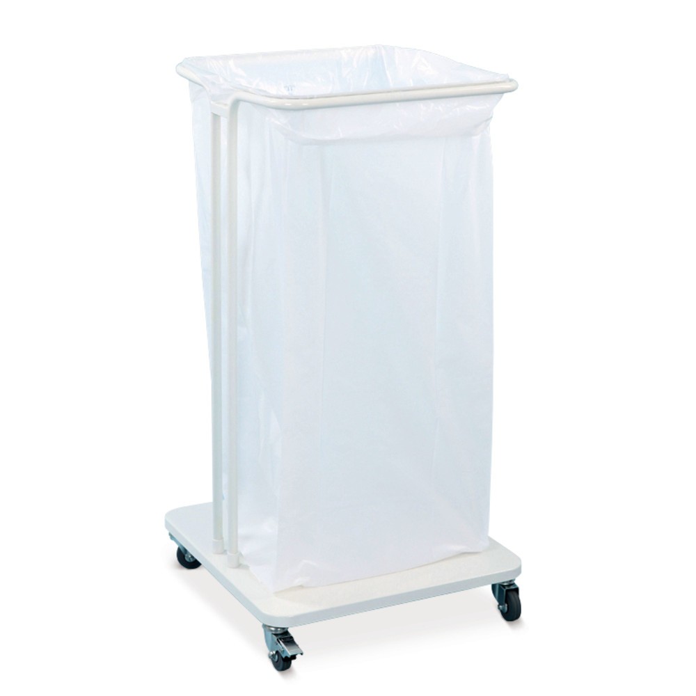 Productafbeelding nr. 3: Afvalzakhouder Premium 40 liter, met wielen, deksel en voetpedaal