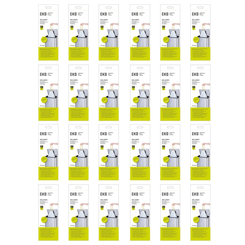 Productafbeelding nr. 2: Afvalzakken EKO, wit, 15 liter, 420 stuks/VE
