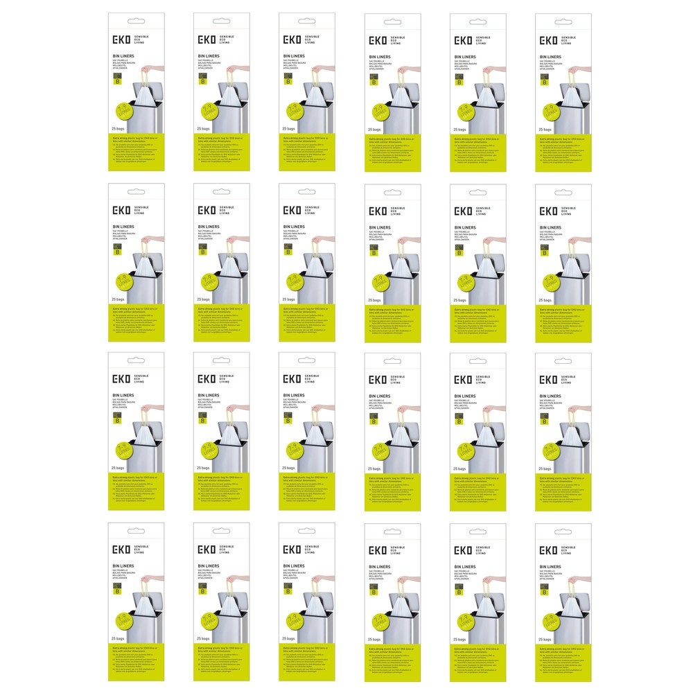 Productafbeelding nr. 2: Afvalzakken EKO, wit, 9 liter, 600 stuks/VE