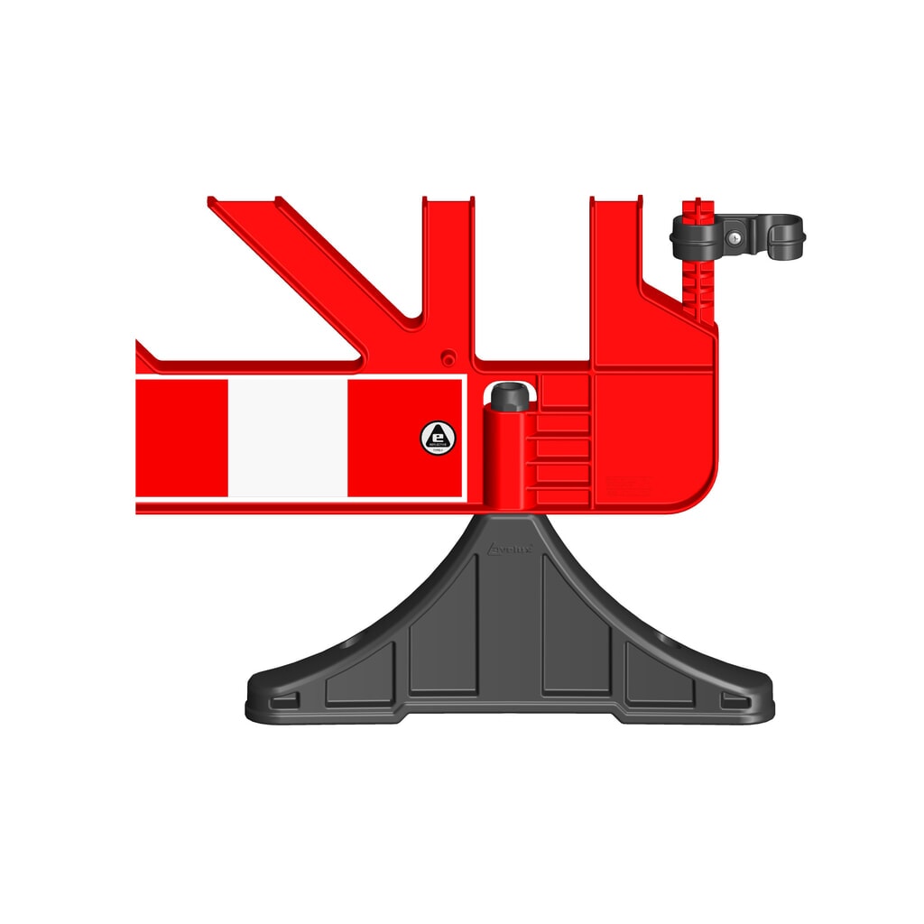 Afzethek van PP, voeten PVC, rood Productafbeelding nr. 3: Afzethek van PP, voeten PVC, rood