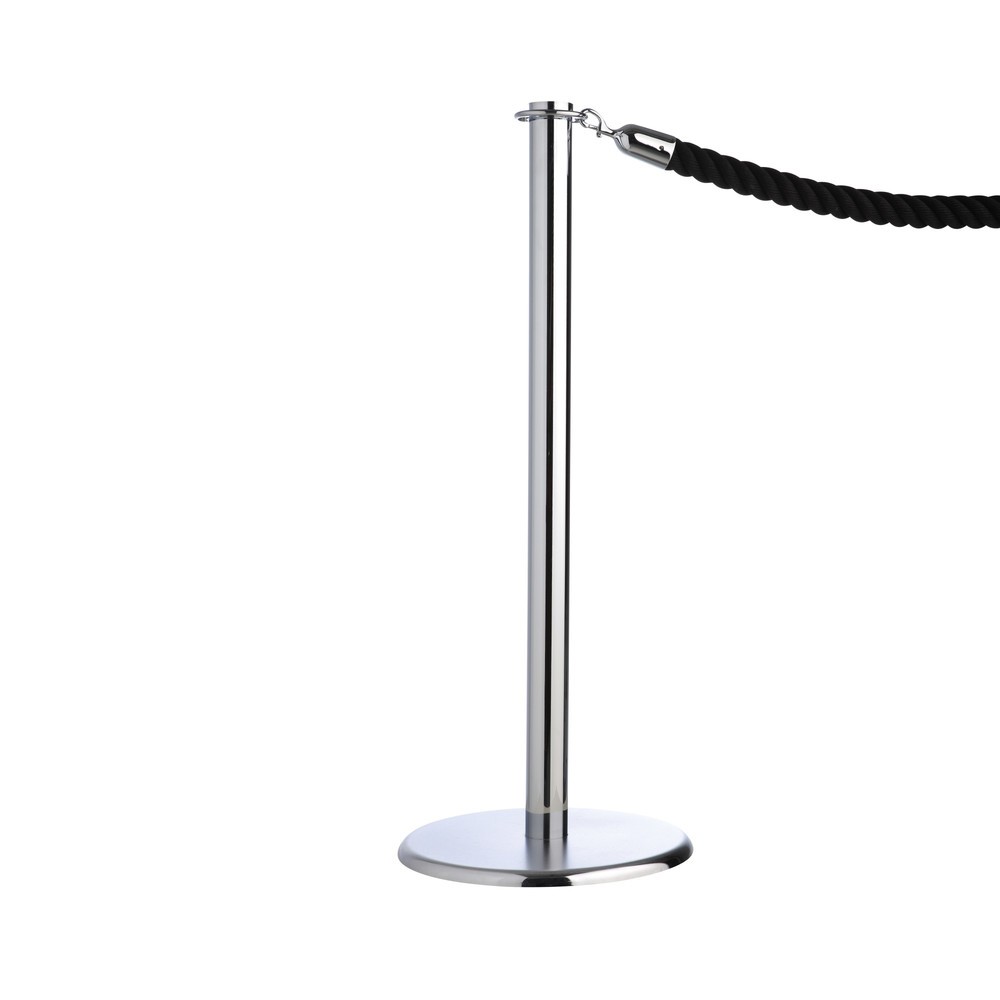 Product afbeelding: Afzetpaal met afzetkoord CLASSIC, verchroomd