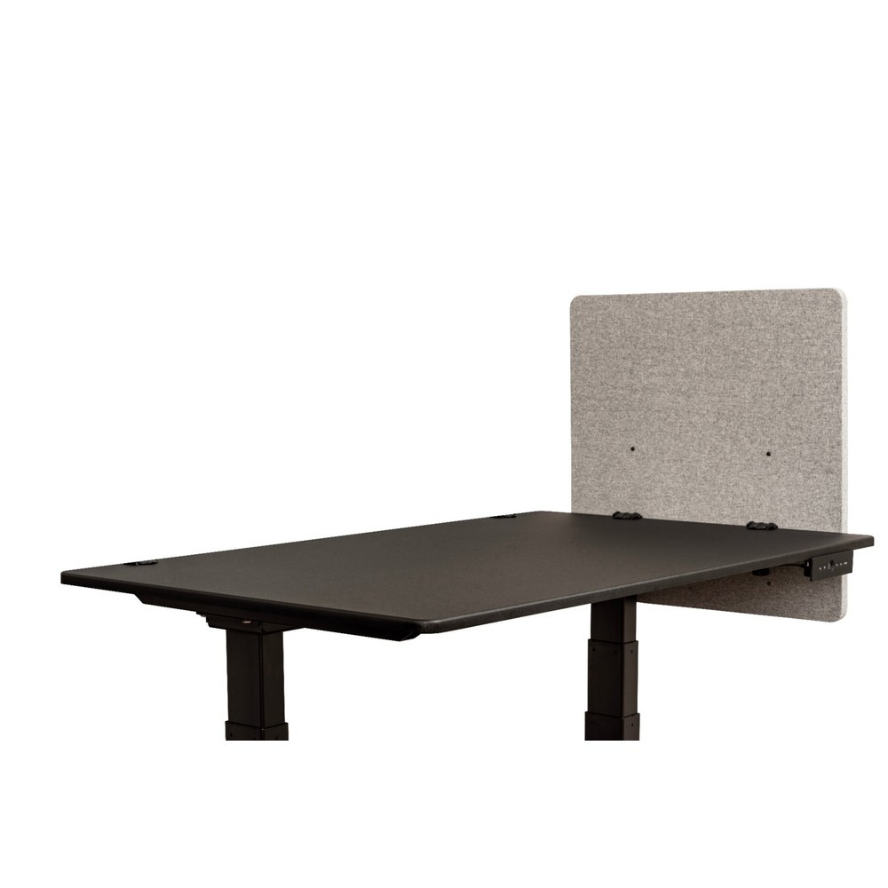 Product afbeelding: Akoestisch paneel RECLAIM voor bureau, zijwand, breedte 600 mm, lichtgrijs