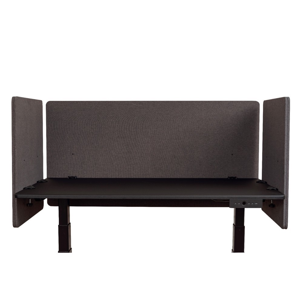 Productafbeelding nr. 3: Akoestisch paneel RECLAIM voor bureau, zijwand, breedte 600 mm, leigrijs