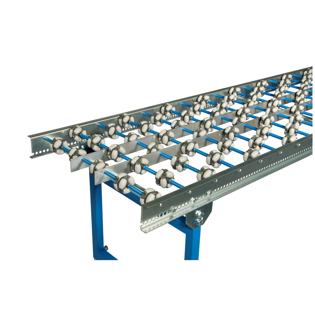 Omnidirectionele rollenbaan BLUME, lxb 500 x 400 mm, verdeling 125 mm Product afbeelding: Omnidirectionele rollenbaan BLUME, lxb 500 x 400 mm, verdeling 125 mm