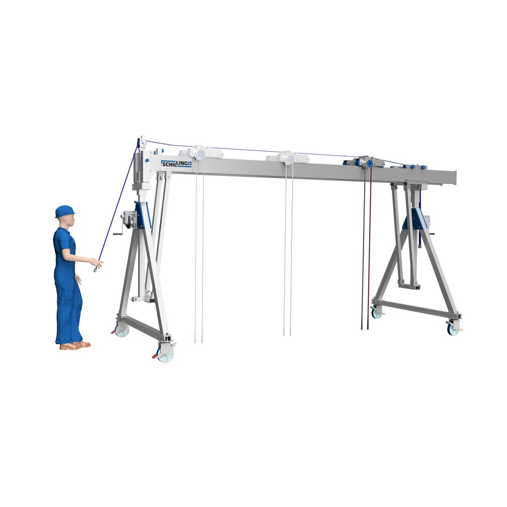 Product afbeelding: Allround band voor dubbele ligger aluminium portaalkraan