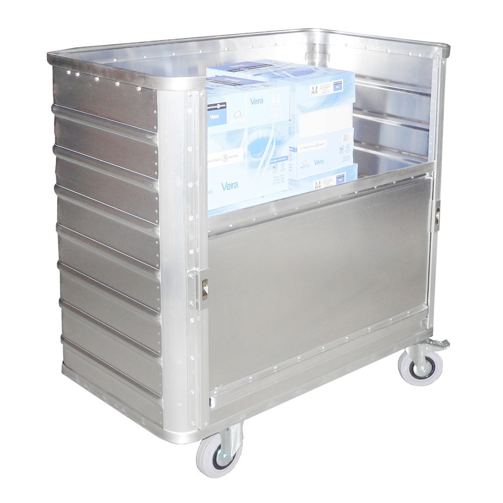 Productafbeelding nr. 2: Aluminium bakwagen met half neerlaatbare wand, 355 liter