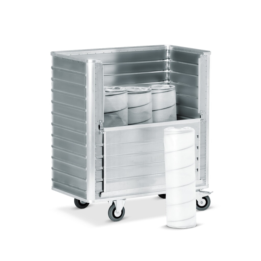 Aluminium bakwagen met half opklapbare wand, 355 l Productafbeelding nr. 4: Aluminium bakwagen met half opklapbare wand, 355 l