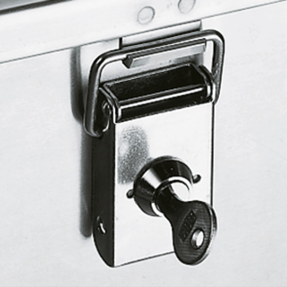 Productafbeelding nr. 2: Aluminium bakwagen met half opklapbare wand, 1.050 l, met deksel + sloten