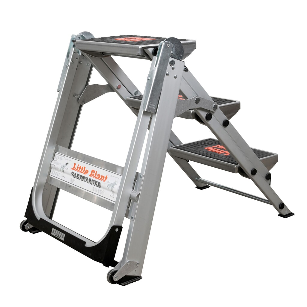 Aluminium ladder Brenta, 1-zijdig, 2 treden Productafbeelding nr. 5: Aluminium ladder Brenta, 1-zijdig, 2 treden