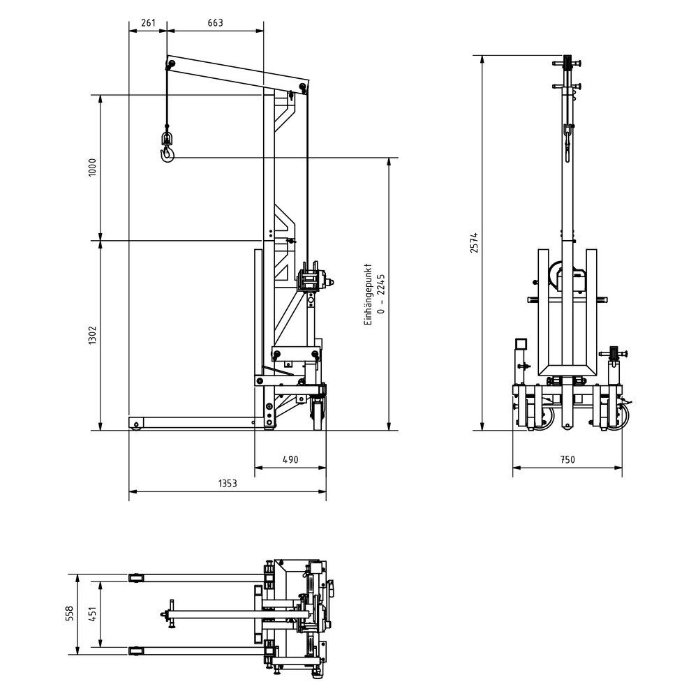 Productafbeelding nr. 9: Aluminium multilift SCHILLING, draagvermogen 250 kg