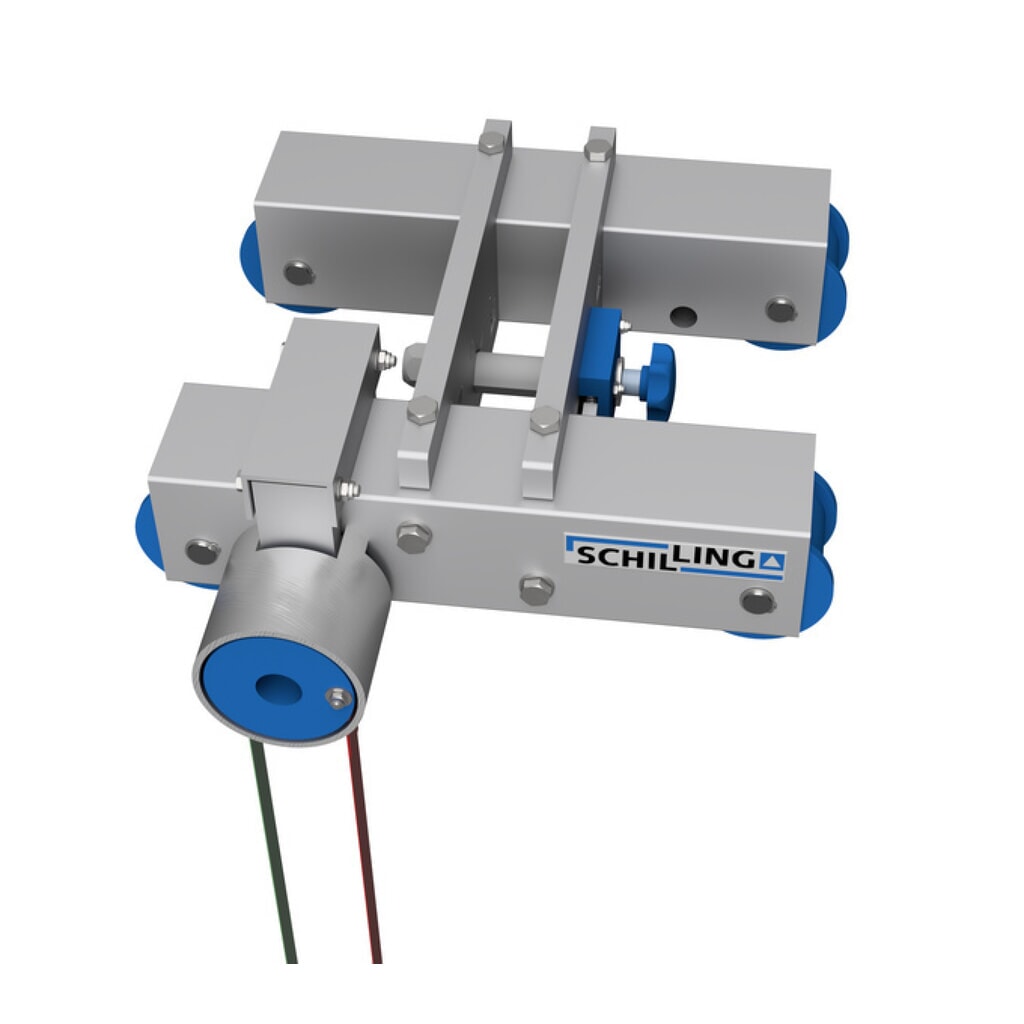 Productafbeelding nr. 6: SCHILLING aluminium portaalkraan met deelbare dubbele traverse, verrijdbaar, inhaakpunt 2.044-2.444 mm, lengte 4.000 mm, draagvermogen 1.000 kg