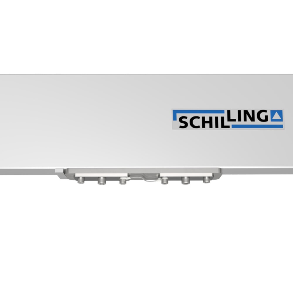 Productafbeelding nr. 6: SCHILLING aluminium portaalkraan met deelbare dubbele traverse, verrijdbaar, inhaakpunt 2.893-4.193 mm, lengte 6.000 mm, draagvermogen 1.000 kg