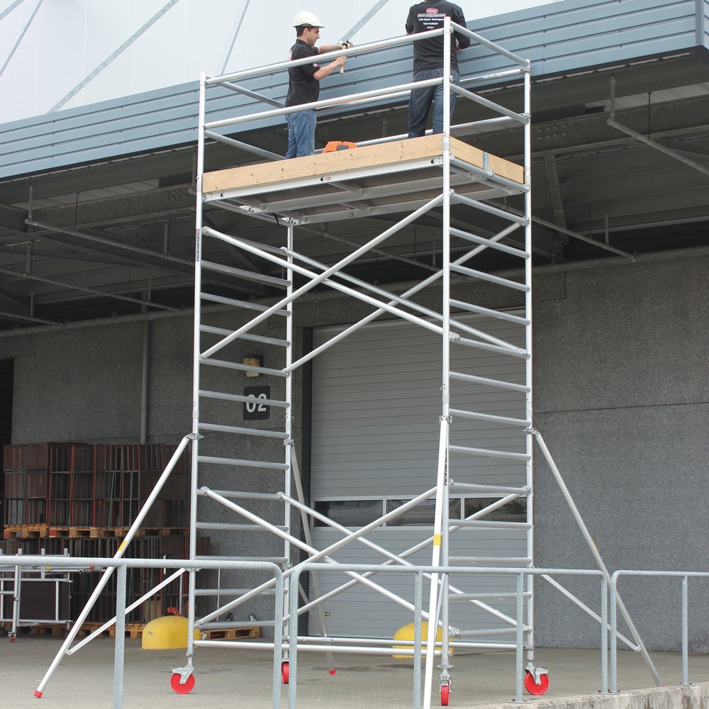 Product afbeelding: Aluminium rolsteiger Altrex Professional, platform 1,35 x 1,85 m, stahoogte 2,20 m