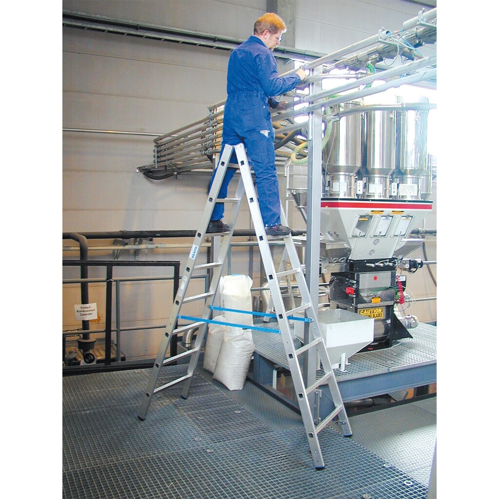 Aluminium sportenladder KRAUSE®, 2-zijdig begaanbaar, standhoogte 1,05 m Productafbeelding nr. 3: Aluminium sportenladder KRAUSE®, 2-zijdig begaanbaar, standhoogte 1,05 m