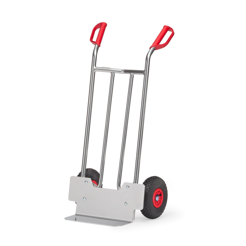 Product afbeelding: Aluminium steekwagen fetra®, draagvermogen 150 kg, steekplaat bxd 400 x 150 mm, luchtbanden