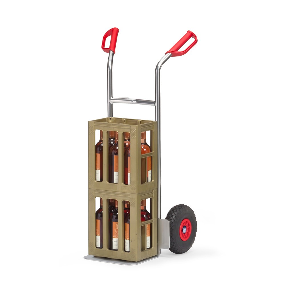 Productafbeelding nr. 2: Aluminium steekwagen fetra®, draagvermogen 150 kg, steekplaat bxd 320 x 250 mm, PU-banden
