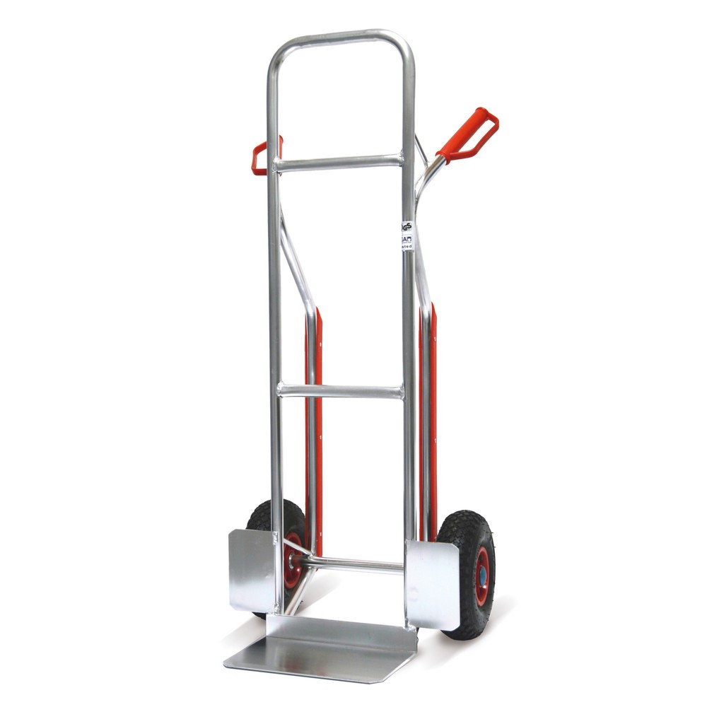 Product afbeelding: Aluminium steekwagen HEMMDAL met glijvlakken, cap. 150 kg, steek bxd 310 x 210 mm