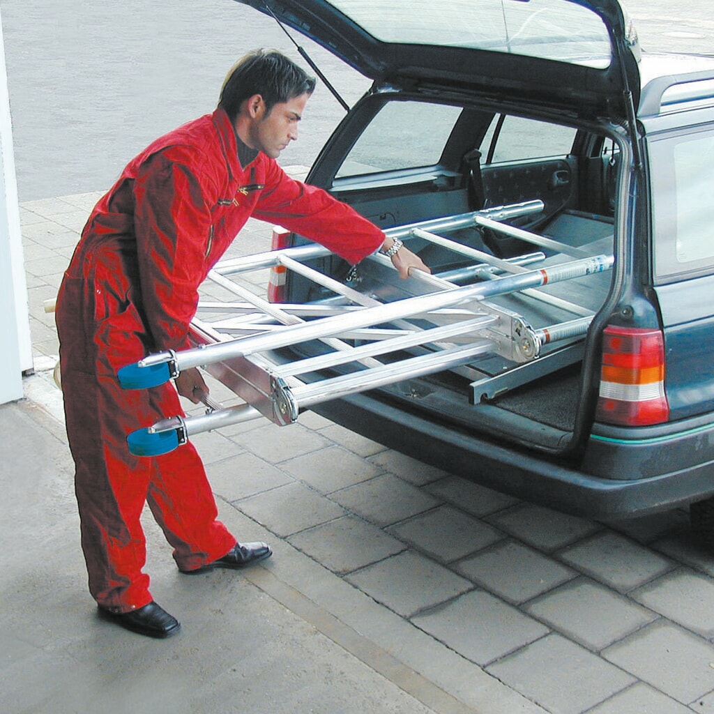 Aluminium vouwsteiger KRAUSE® MONTO ProTec XS, werkhoogte 2.900 mm Productafbeelding nr. 2: Aluminium vouwsteiger KRAUSE® MONTO ProTec XS, werkhoogte 2.900 mm