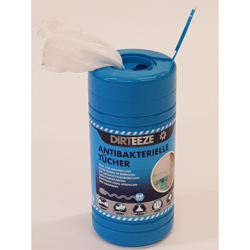 Productafbeelding nr. 2: Antibacteriële doekjes, 8 dozen met 80 doekjes
