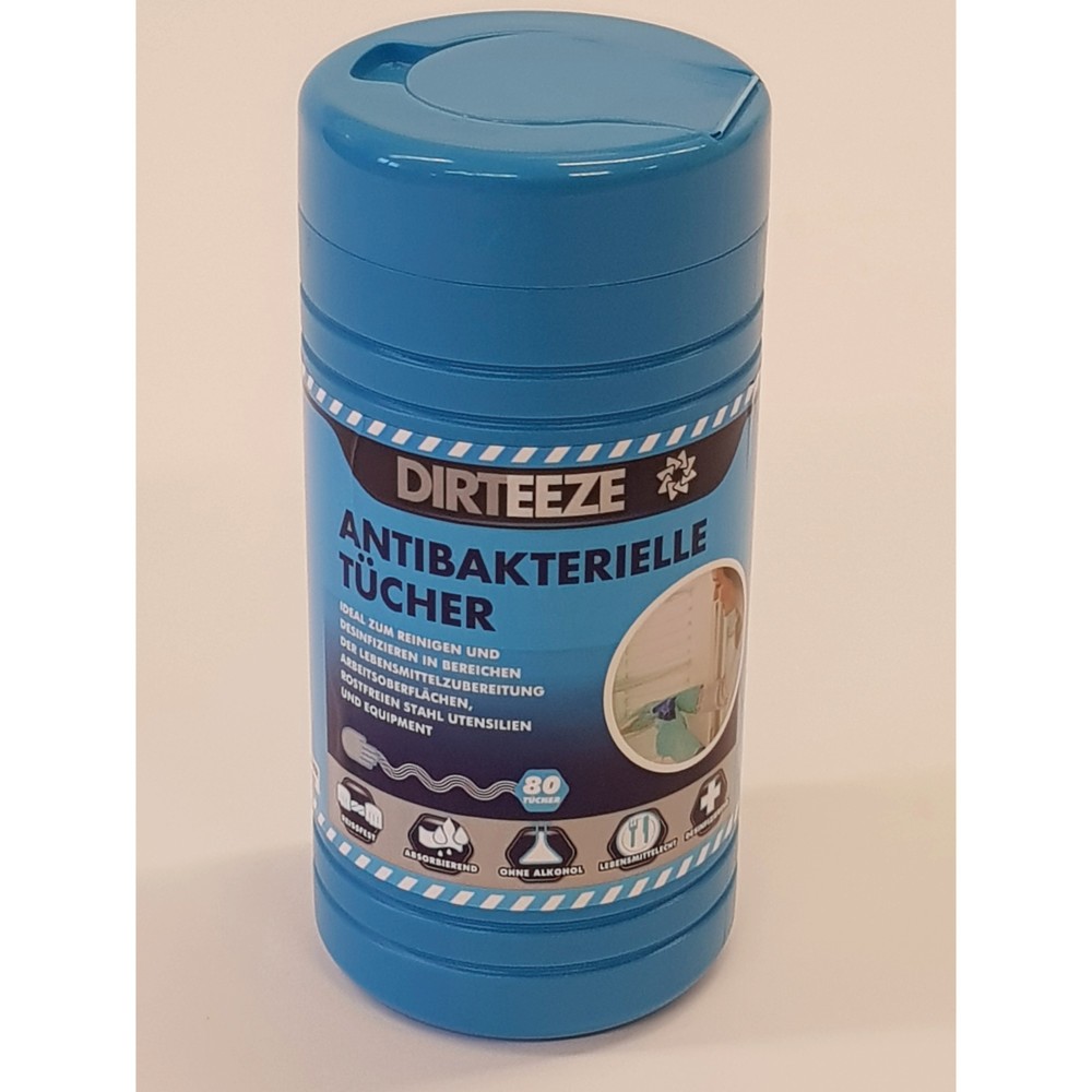Productafbeelding nr. 1: Antibacteriële doekjes, 8 dozen met 80 doekjes