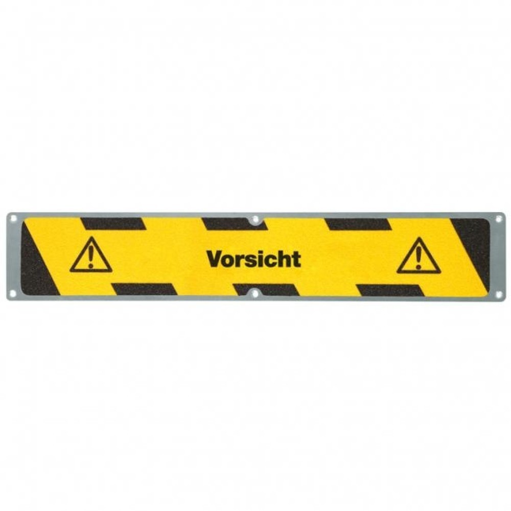 Product afbeelding: Antislipplaat “Opgelet”, lxb 635 x 114 mm