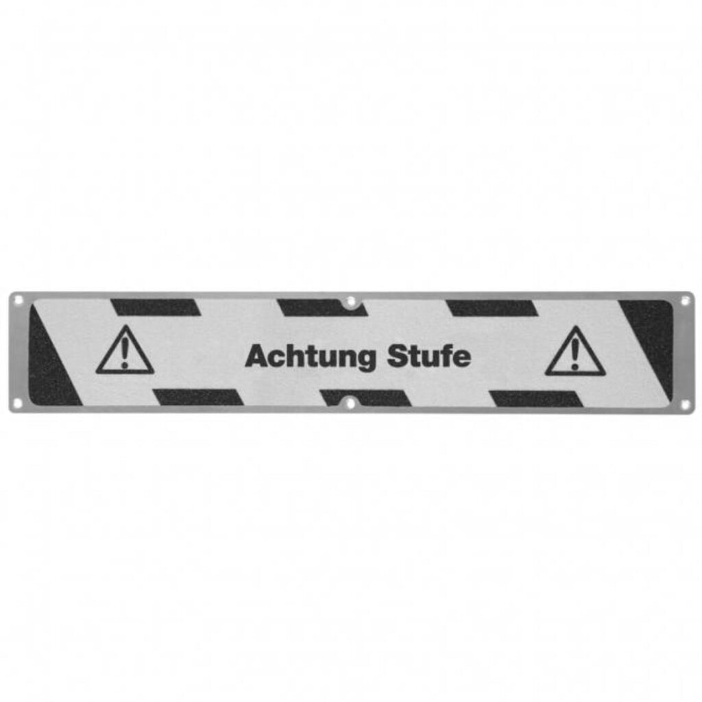 Antislipplaat “Opgelet trede”, lxb 635 x 114 mm Product afbeelding: Antislipplaat “Opgelet trede”, lxb 635 x 114 mm