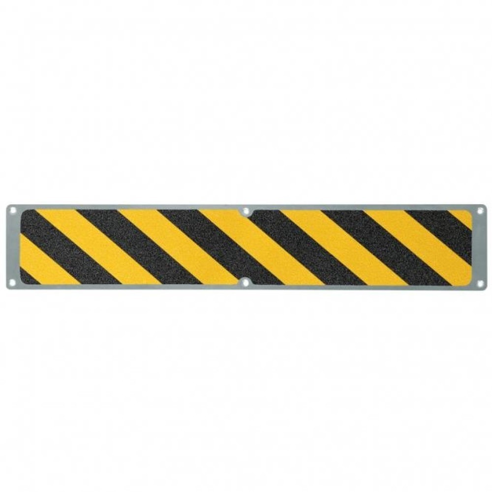 Product afbeelding: Antislipplaat, zwart-geel, lxb 635 x 114 mm