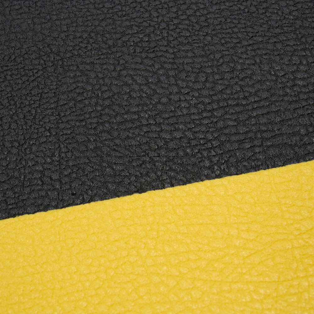 Productafbeelding nr. 4: Antivermoeidheidsmat HEMMDAL ErgoSoft Classic, getextureerd, 1-laags, bxl 600 x 600 mm, zwart / geel