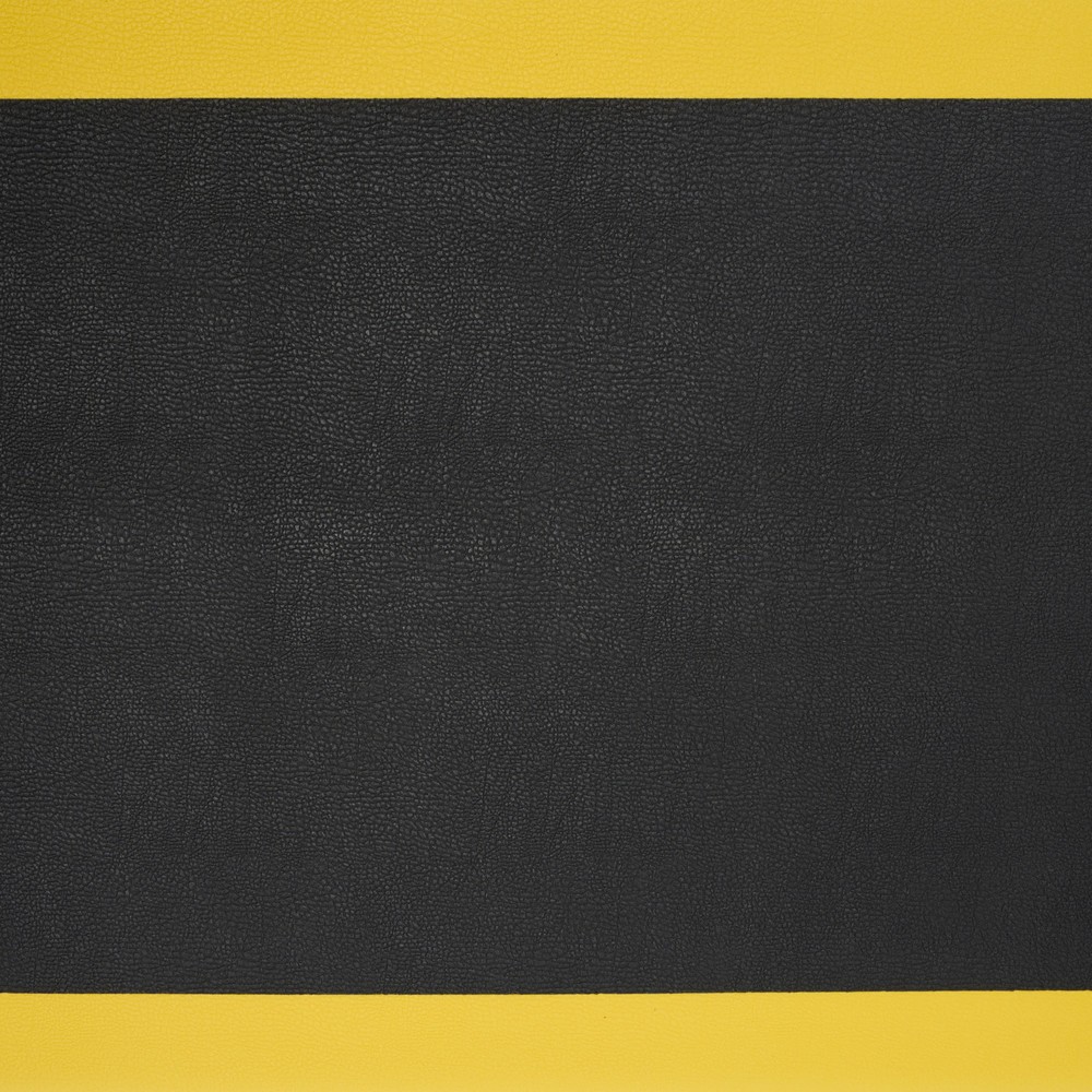 Productafbeelding nr. 5: Antivermoeidheidsmat HEMMDAL ErgoSoft Classic, getextureerd, 1-laags, bxl 600 x 600 mm, zwart / geel
