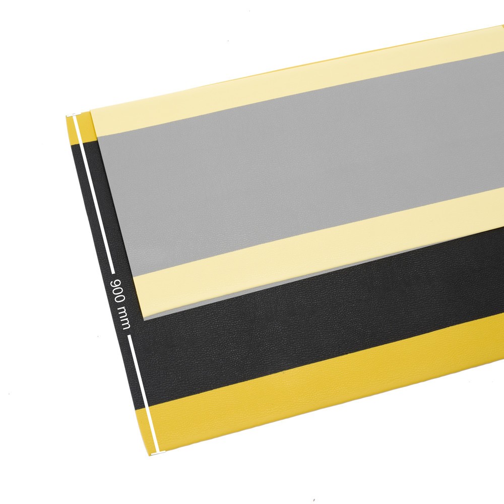 Productafbeelding nr. 8: Antivermoeidheidsmat HEMMDAL ErgoSoft Classic, getextureerd, 1-laags, bxl 900 x 1.200 mm, zwart / geel