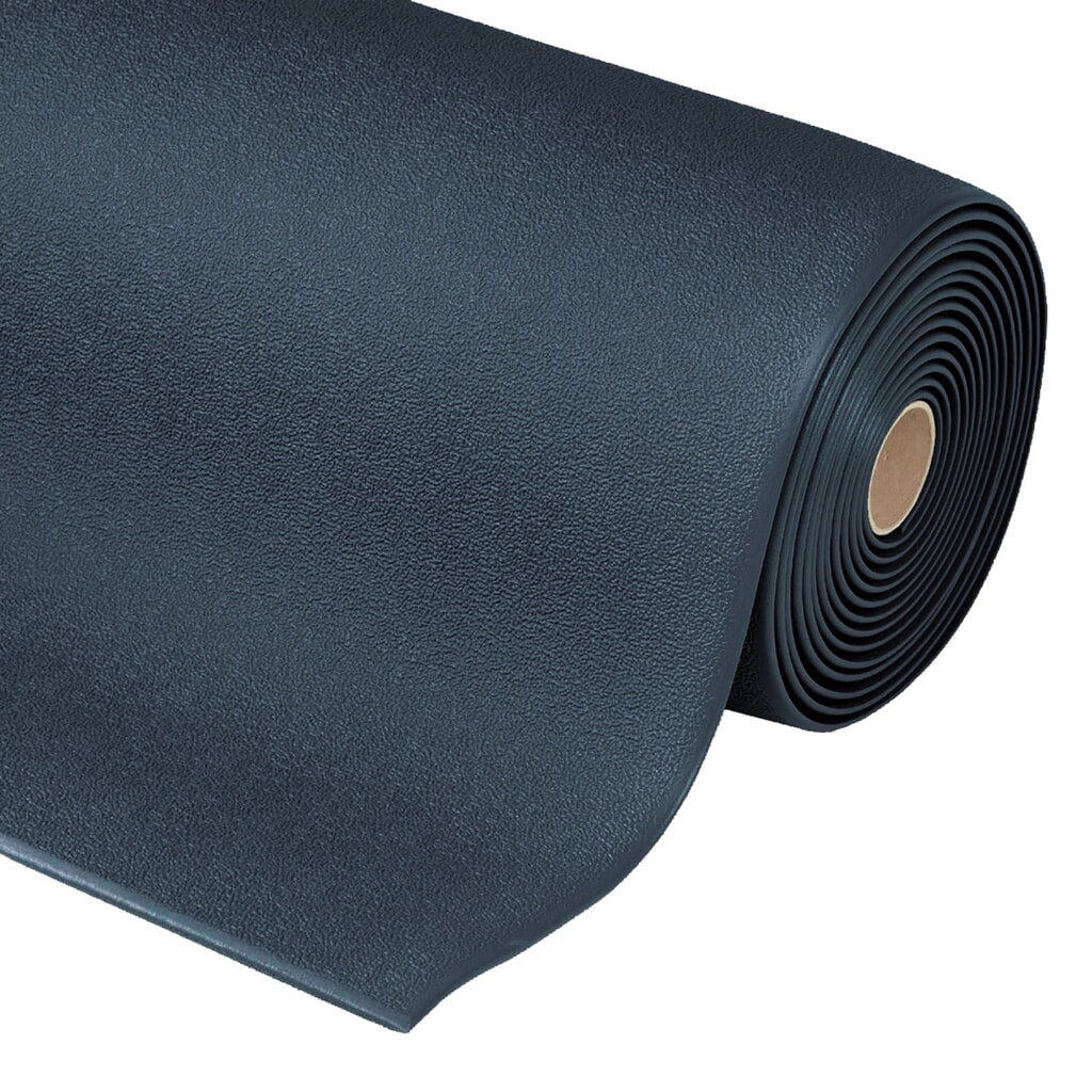 Product afbeelding: Antivermoeidheidsmat, getextureerd oppervlak, bxd 600 x 910 mm, zwart