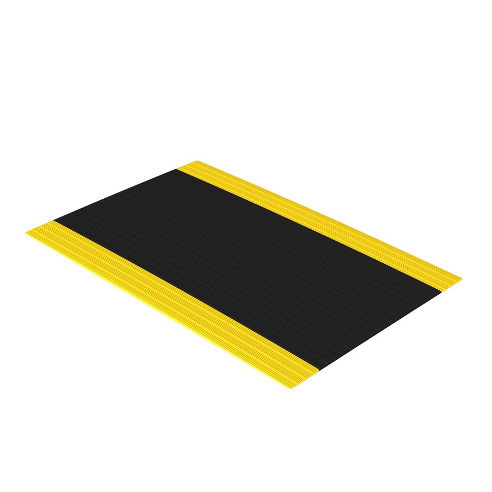 Productafbeelding nr. 3: Antivermoeidheidsmat Premium, vinylschuim, b x d 600 x 910 mm, zwart/geel