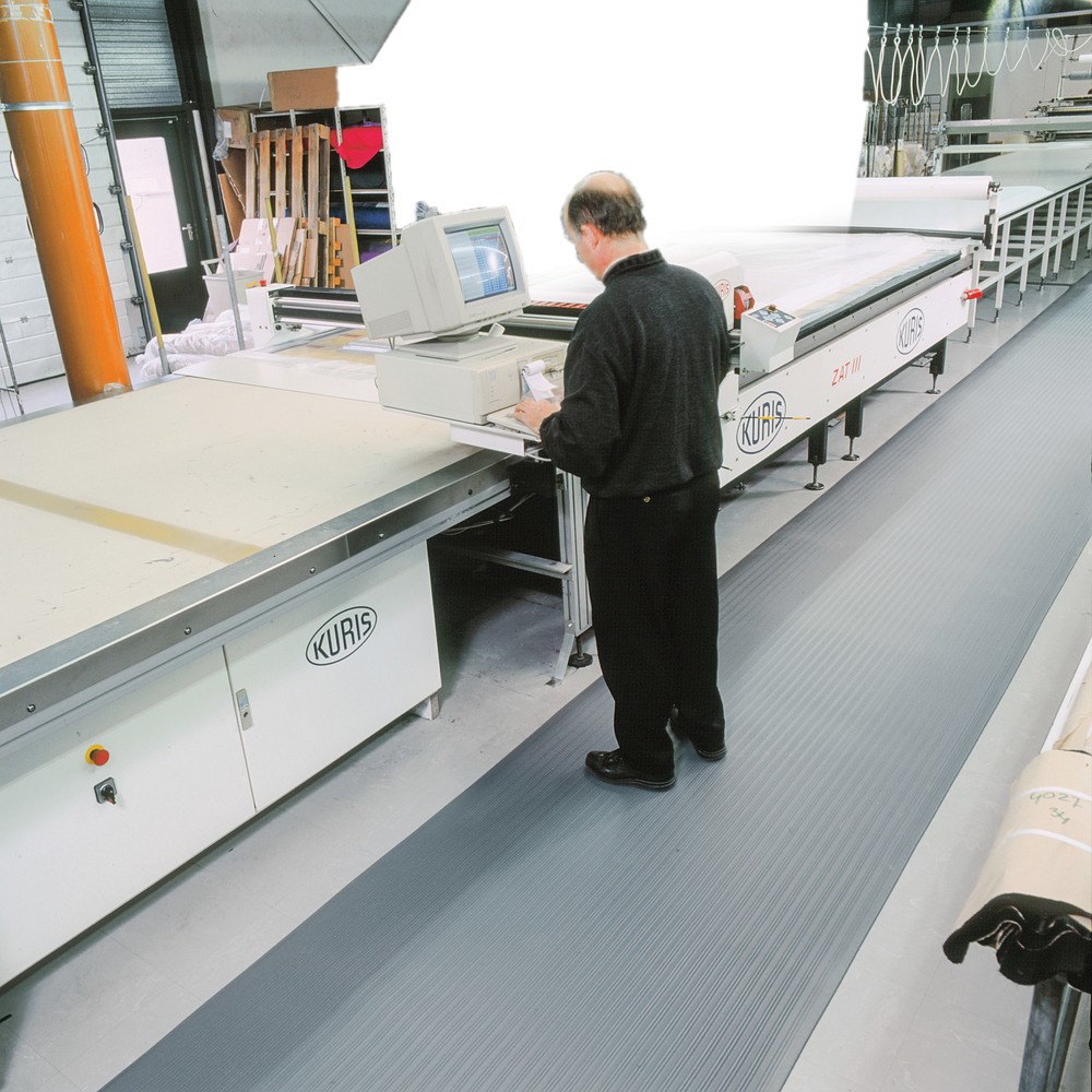 Productafbeelding nr. 6: Antivermoeidheidsmat Premium, vinylschuim, b x d 600 x 910 mm, zwart/geel