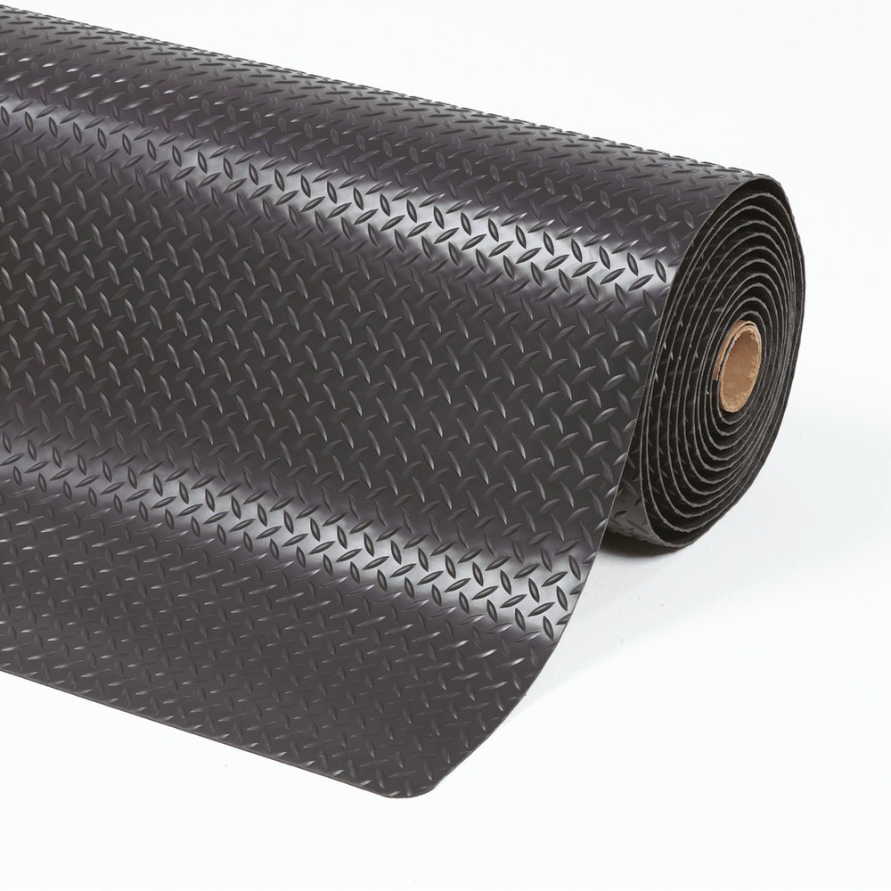 Product afbeelding: Antivermoeidheidsmat voor zware toepassingen, slipvrij, lengte x 1.520 mm, zwart