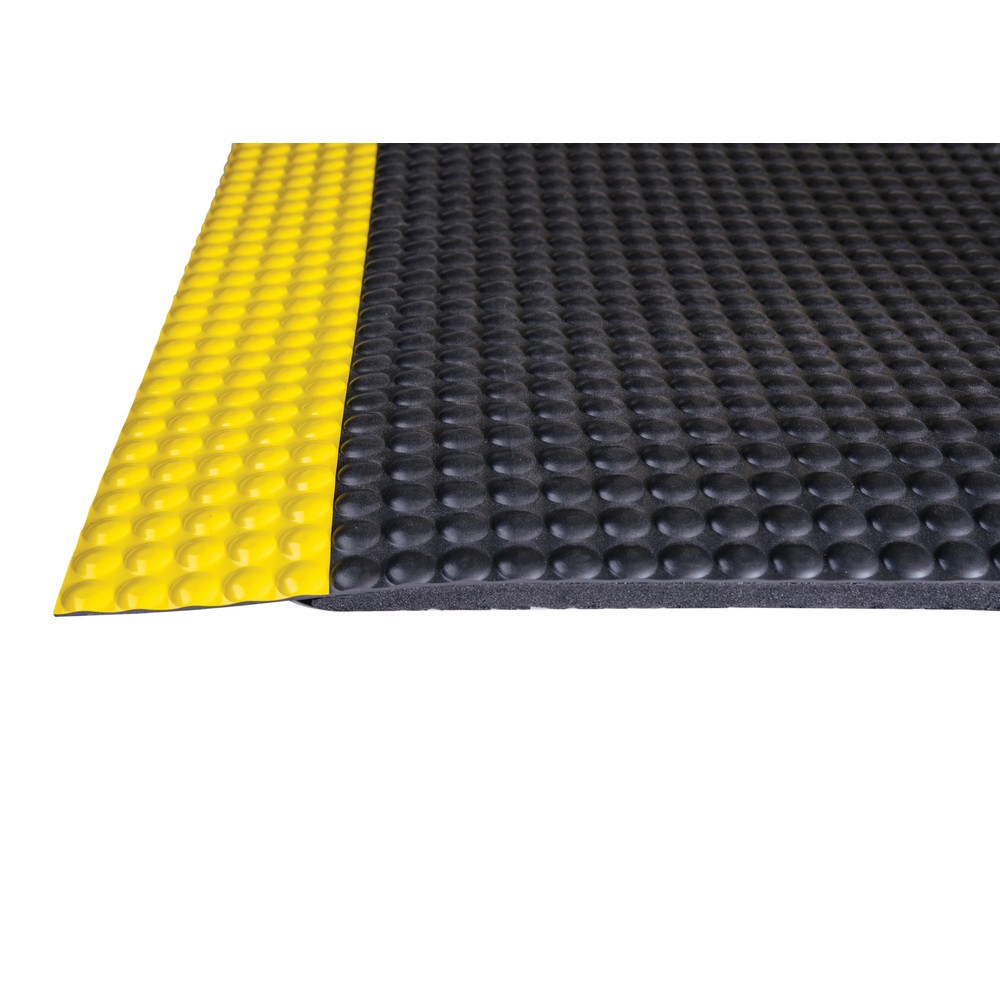 Productafbeelding nr. 3: Antivermoeidheidsmat van PVC, rug van microcelvinyl, bxd 600 x 910 mm, zwart/geel