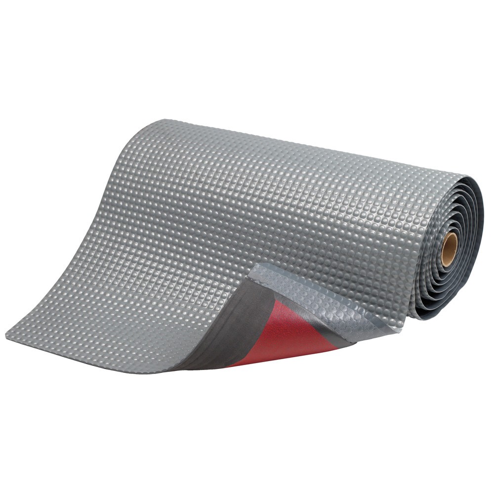 Product afbeelding: Antivermoeidheidsmat van PVC, rug van microcelvinyl, bxd 600 x 910 mm, grijs