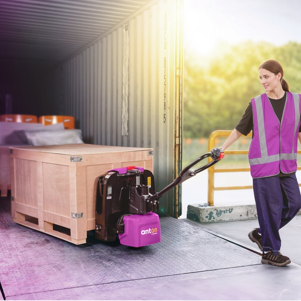 Productafbeelding nr. 12: AntOn door Jungheinrich elektrische palletwagen PTL 1.5, extra breed voor speciale pallets, draagvermogen 1.500 kg, vorklengte 1.150 mm
