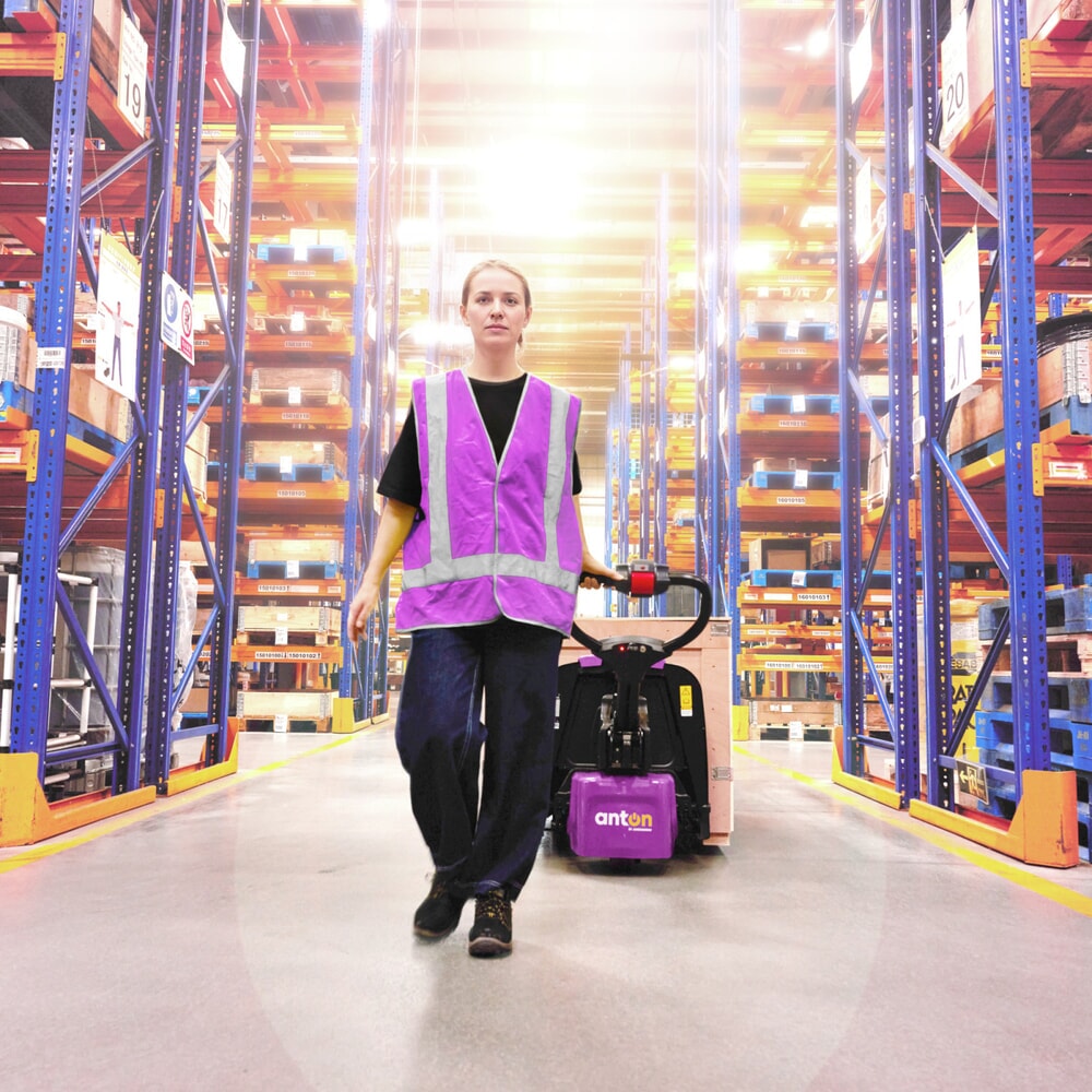 Productafbeelding nr. 13: AntOn door Jungheinrich elektrische palletwagen PTL 1.5, extra breed voor speciale pallets, draagvermogen 1.500 kg, vorklengte 1.150 mm