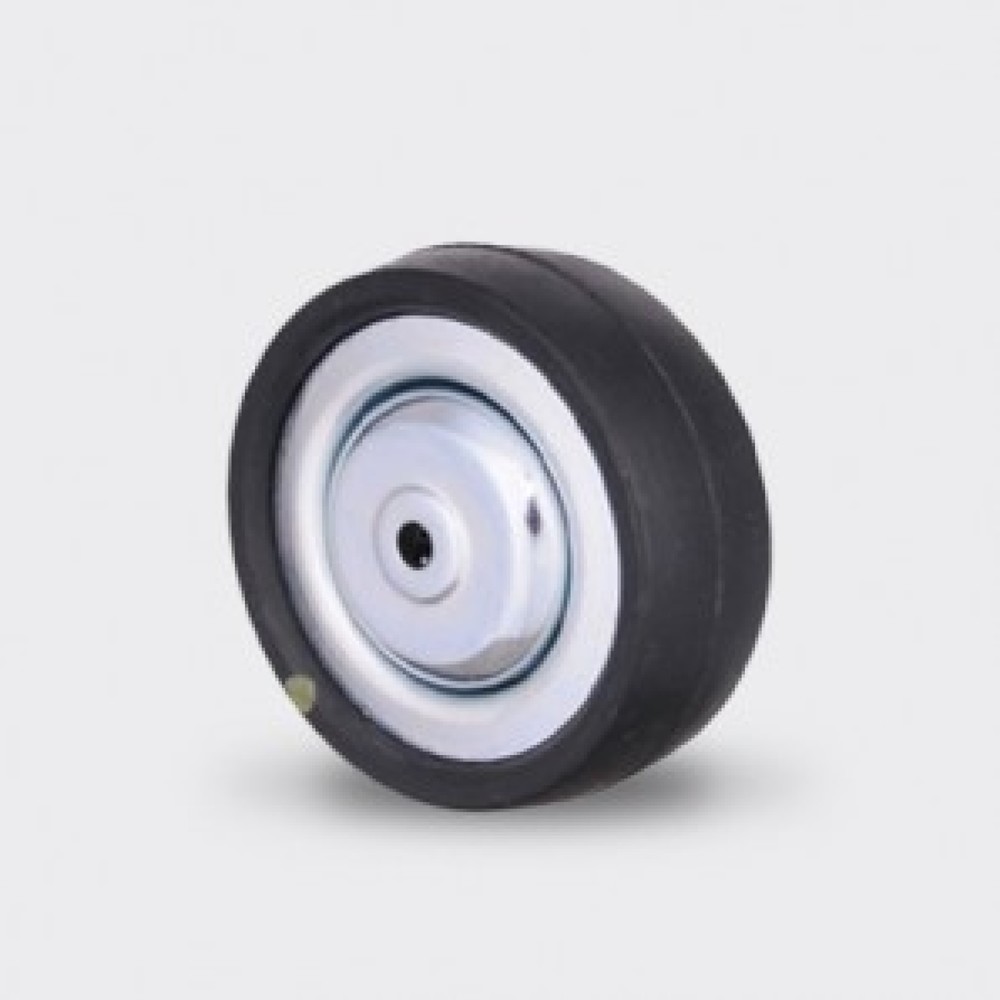 Product afbeelding: Apparaatwiel TENTE staal, elektrisch geleidend, Ø x B 75 x 25 mm, cap. 110 kg