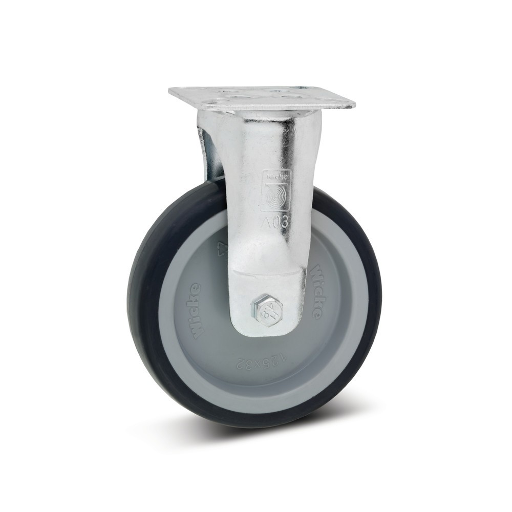 Product afbeelding: Apparaatwiel Wicke TPU, bokwiel, laat geen strepen achter, Ø x breedte 75 x 30 mm, cap. 75 kg