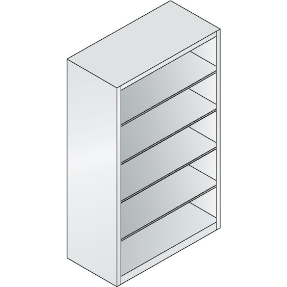 Productafbeelding nr. 2: Archiefstelling C+P serie 900, hxbxd 1.950 x 1.200 x 600 mm, zwartgrijs