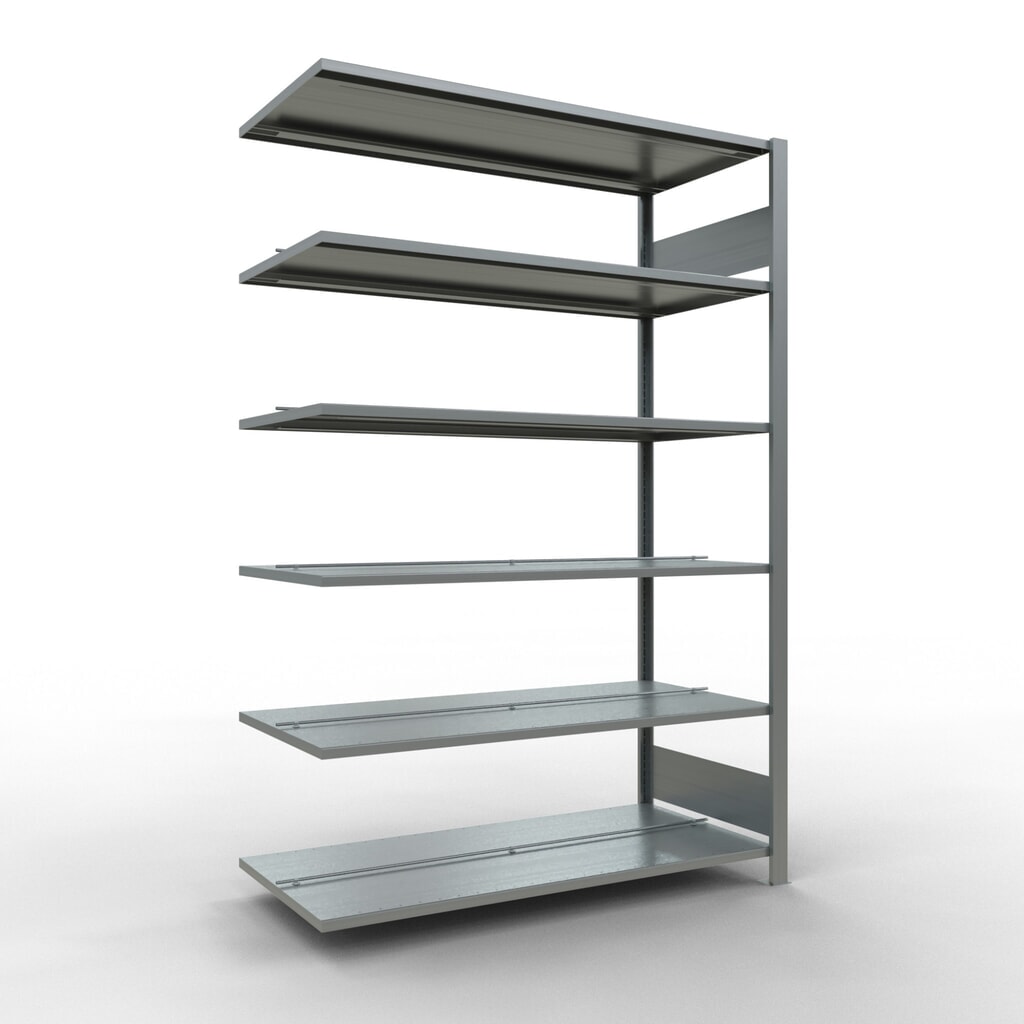Archiefstelling SCHULTE AV, dubbelzijdig, met middenaanslagen, VL 150 kg, hxbxd 2.000 x 1.300 x 600 mm Product afbeelding: Archiefstelling SCHULTE AV, dubbelzijdig, met middenaanslagen, VL 150 kg, hxbxd 2.000 x 1.300 x 600 mm